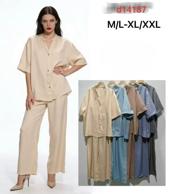 Komplet damskie Roz M/L-XL-2XL, Mix Kolor Paczka 12 szt 1